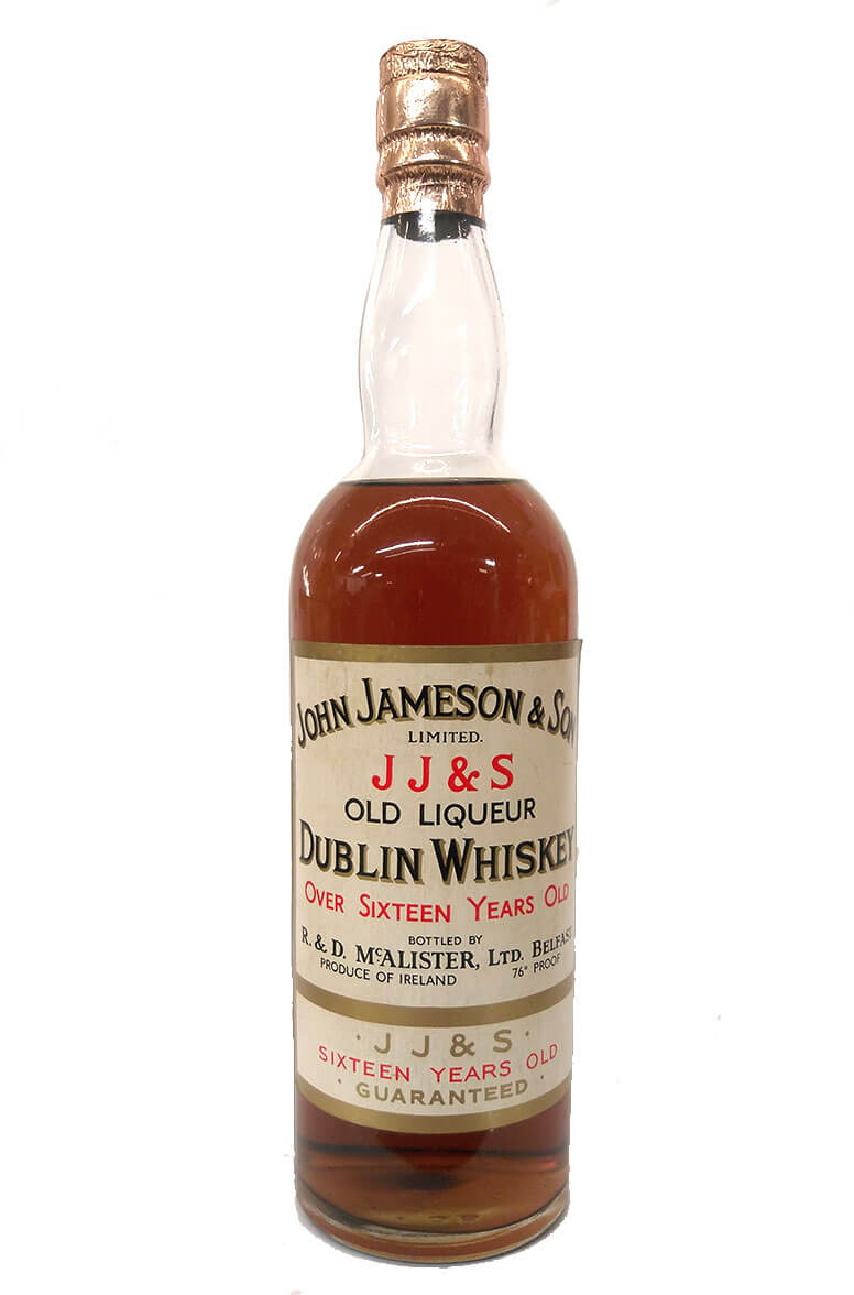 Jameson 16 Year Old McAlister Bottling